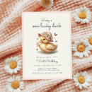 Search for duck birthday invitations Cottagecore