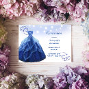 Search for light blue dress invitations Sweet 15