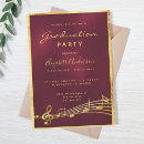 Search for glam graduation invitations Gold