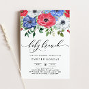 Search for red and white invitations Botanical