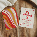 Recherche de rouge et ivoire invitations Vintage