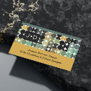 Recherche de motif abstrait noir et blanc cartes visite Customer