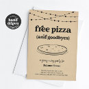 Search for moving away party invitations Bon voyage