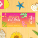 Search for neon pool party invitations Tropical