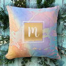 Recherche de or pourpre coussins Initiale