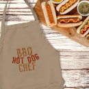 Search for hot dog chef aprons Barbecue