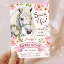 Search for horse 1st birthday invitations Cowgirl