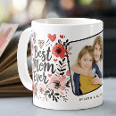 Search for floral photo mugs Best mom ever