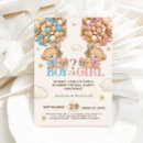 Recherche de watercolor gender reveal invitations Il ou elle