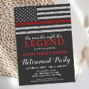 Search for firefighter retirement party invitations Retired