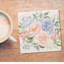 Search for floral coasters Hydrangea