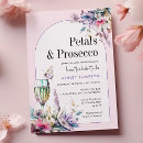 Search for petals and prosecco bridal shower invitations Blush