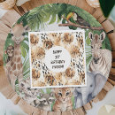 Recherche de safari napkins Animaux de fête