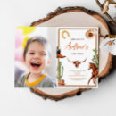 Search for southern birthday invitations Little cowboy