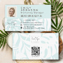 Search for green leaf business cards Botanical professional interior designer