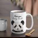 Recherche de panda tasses Drôle