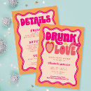 Search for drunk in love invitations Retro
