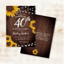 Search for rustic 40th birthday invitations Wood