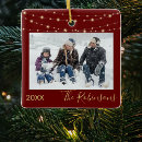 Search for maroon and gold ornaments Red