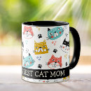 Search for cartoon cat face mugs Mother