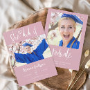 Search for blush pink graduation invitations She did it