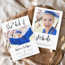 Search for she did it graduation invitations Simple