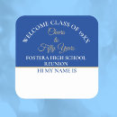 Search for 50th reunion stickers Blue