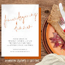 Recherche de friendsgiving invitations Minimaliste