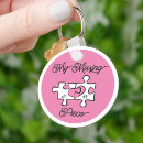 Search for puzzle pieces keychains Cute