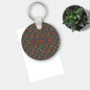 Search for red floral pattern keychains Girly