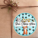 Search for cat paw print stickers Birthday