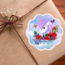 Search for red unicorn stickers Flowers