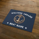 Search for navy and gold doormats Boat