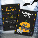 Search for cat skull invitations Pumpkin
