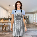 Search for grey chevron aprons Pattern