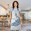 Search for blue peacock aprons Peacocks
