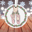 Search for ballet slippers ornaments Flowers