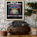 Recherche de hibou coloré posters Abstrait