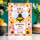 Search for daisy 1st birthday invitations Honeycomb