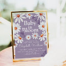 Search for butterfly daisy invitations Purple