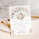 Search for backyard bridal shower invitations Time for tea
