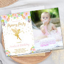 Search for fairy princess invitations Baby girl