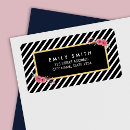 Search for pink return address labels weddings Feminine