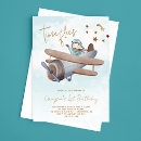 Search for time flies 1st birthday invitations Pilot