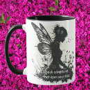 Search for flower silhouette mugs Watercolor