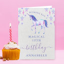 Search for pastel watercolor birthday cards Unicorn