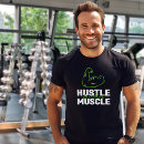 Search for hustle for that muscle tshirts Fitness