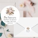 Search for round return address labels Boho