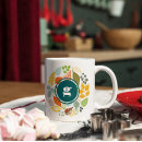 Search for circle monogram mugs Leaves