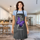Search for live butterfly aprons Purple